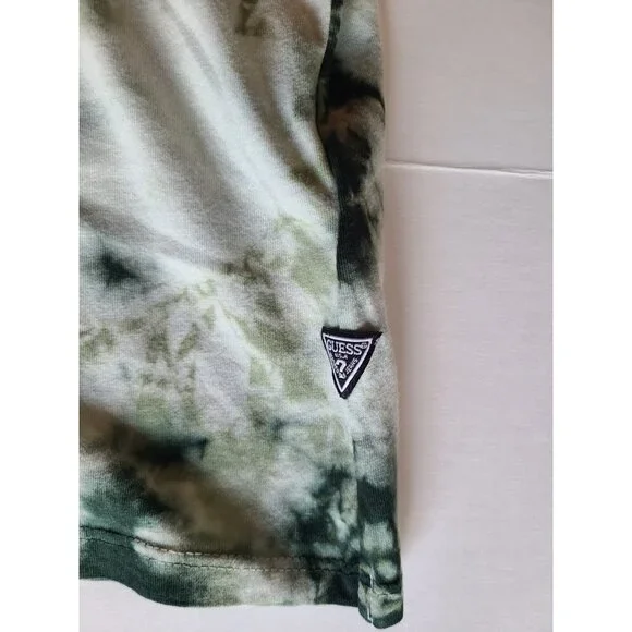 Guess Short-Sleeve Basic Tie-dye Logo Graphic T-Shirt Size L - Picture 5 of 6